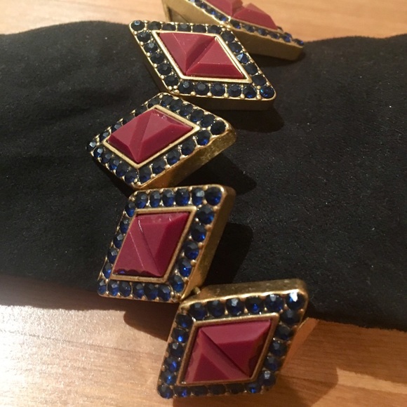 J. Crew Diamond Shaped Resin Stretch Brace… - Picture 3 of 8